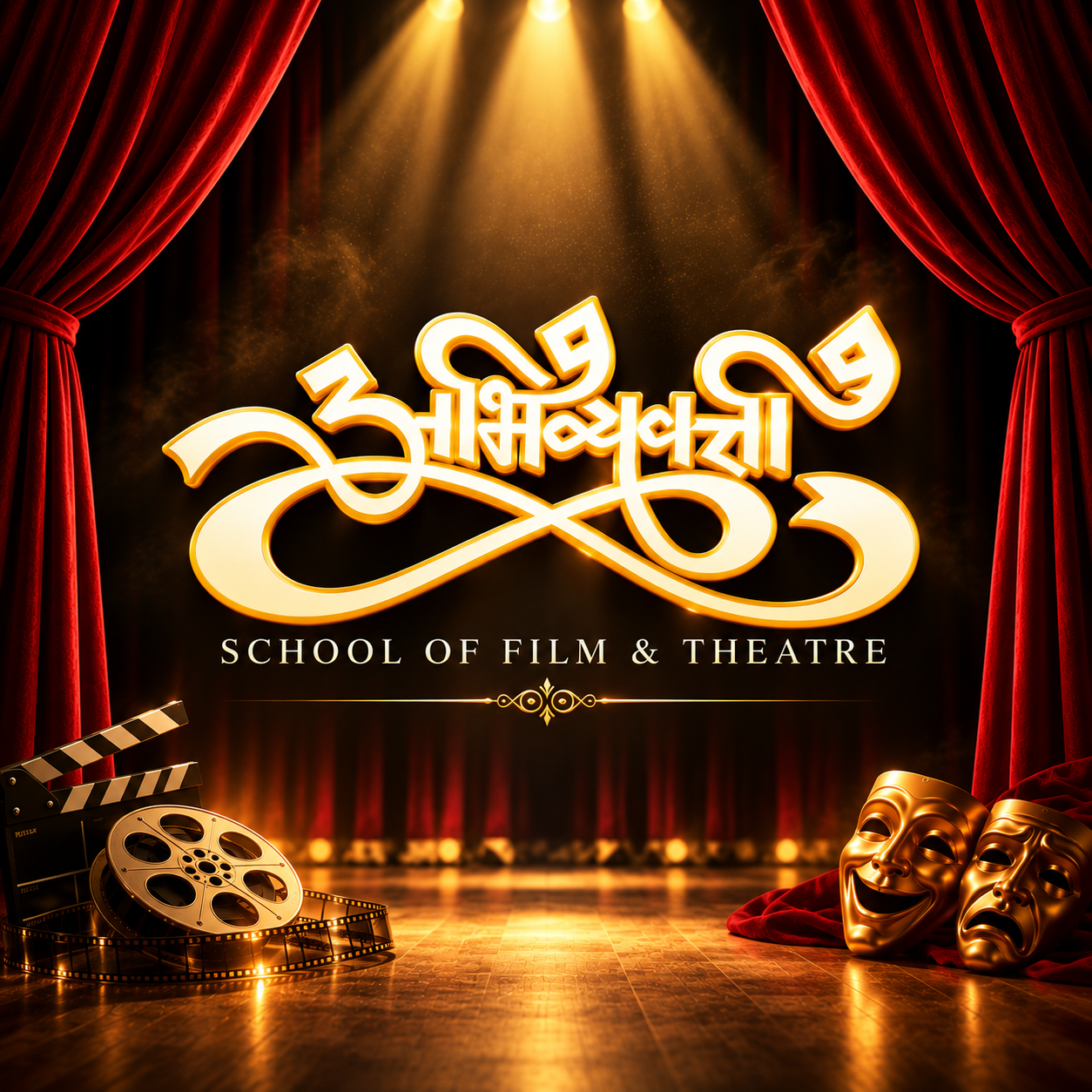 Abhivyakti School of Film and Theatre logo